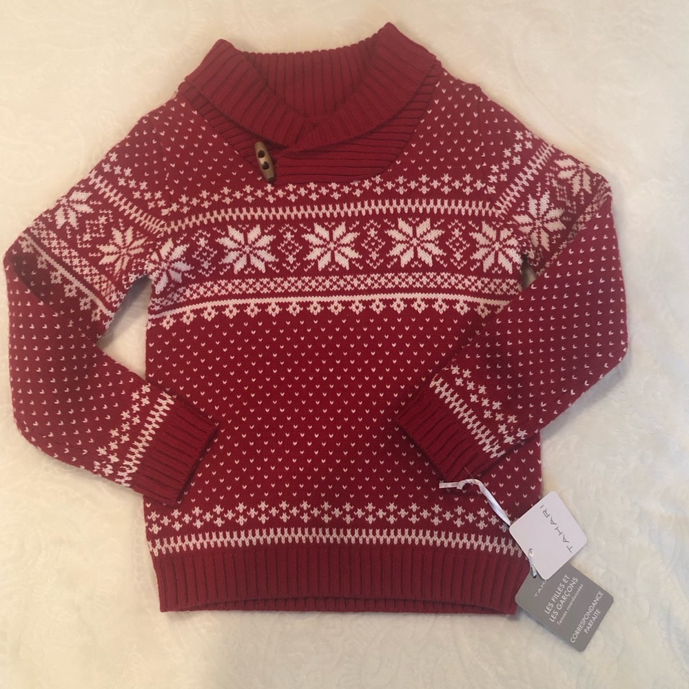 Tahari Christmas sweater size 3T New with tags